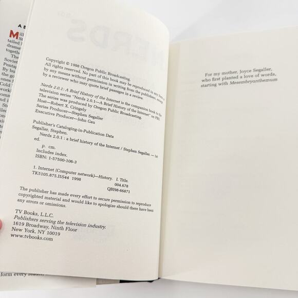 Nerds 2.0.1 : A Brief History of the Internet Hardcover Stephen S - Good - Picture 10 of 13